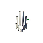 Pride 18 In. Black Pre-cut Npt With Cable Outl (PWH18B)