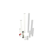 Pride 6 In. White Pre-cut Npt With Cable Outle (PWH6W)