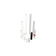 Pride 8 In. Black Pre-cut Npt With Cable Outle (PWH8B)