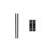 Pride F 60 In. Black Replacement Poles. (T60B)