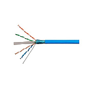 Monoprice Cat6 Ethernet Bulk Cable - Solid_ 550mhz_ Stp_ Cmr_ Riser Rated_ Pure Bare Copper Wire_ 23awg_ No Logo_ 1000ft_ Blue (18608)