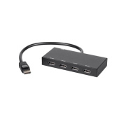 Monoprice Stream Transport (mst) Hub Enables Three Different Display Modes On Up To Four Monitors Connected To A Single Displayport Output. (21970)