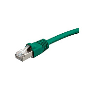 Monoprice Cat6a Ethernet Patch Cable - Snagless Rj45_ 550mhz_ Stp_ Pure Bare Copper Wire_ 10g_ 26awg_ 50ft_ Green (24404)