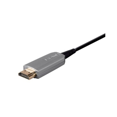 Monoprice 4k Slimrun Av High Speed Hdmi Cable 30ft - Cmp Rated Aoc 18gbps Black (27391)