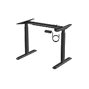 Monoprice Sit-stand Desk, Frame Only, 1-motor, Black (31290)