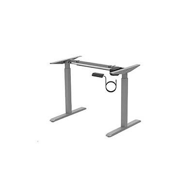 Monoprice Sit-stand Desk, Frame Only, 1-motor, Gray (31292)