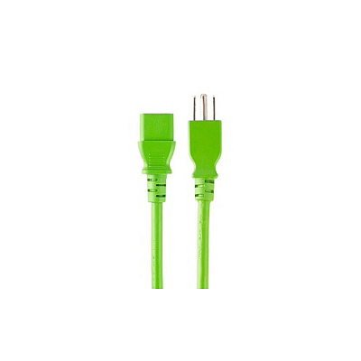 Monoprice 10ft 18awg Green Power Cord (33606)