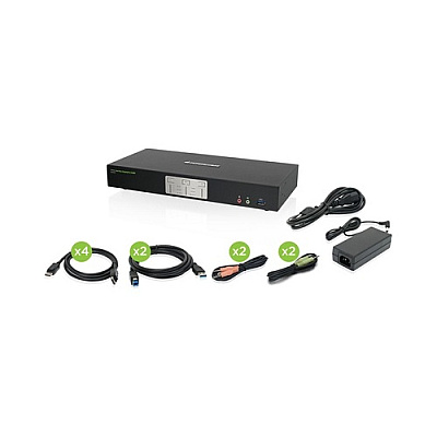 Iogear 2-port 4k Dual Displayport Kvm (GCS1942)