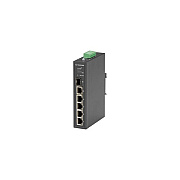 Black Box Gigabit Ethernet Extreme Temperature Poe+ Switch(4)10/100-mbps Copper Rj45 Poe+,(1)10/100/1000-mbps Copper Rj45,(1)1000-mbps Sfp (LPH3061A)
