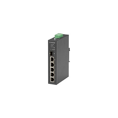 Black Box Gigabit Ethernet Extreme Temperature Poe+ Switch(4)10/100-mbps Copper Rj45 Poe+,(1)10/100/1000-mbps Copper Rj45,(1)1000-mbps Sfp (LPH3061A)
