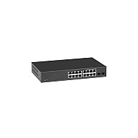 Black Box Gigabit Ethernet (1000-mbps) Web Smart Switch - (16) 10/100/1000-mbps Copper Rj45, (2) 100/1000-mbps Sfp, Gsa, Taa (LGB2118AR2)