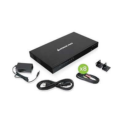 Iogear 8-port Usb Hdmi Kvm W Cable Kit (GCS1808HKITU)