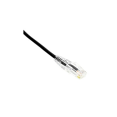 Weltron 5ft Cat6 28awg Slim Patch Cable Black (90C6CBSLBK005)