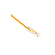 Weltron 7ft Cat6 28awg Slim Patch Cable Orange (90C6CBSLOR007)