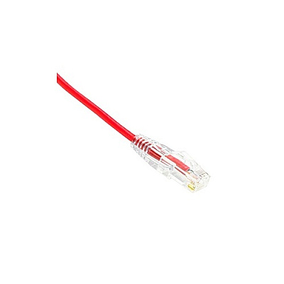 Weltron 3ft Cat6 28awg Slim Patch Cable Red (90C6CBSLRD003)