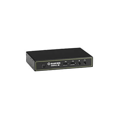 Black Box Dvi Kvm-over-ip Extender Receiver - Single-head, V-usb 2.0, Audio, Virtual Machine Access, Gsa, Taa (EMD2000SER)