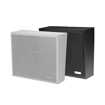 Valcom One-way, Amplified Wall Speaker, Black (V1016BK)