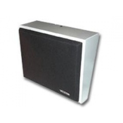 Valcom 8 Amplified Wall Speaker, Metal, Gray (V-1052C)
