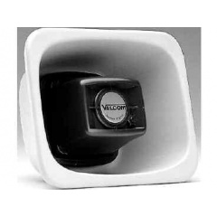 Valcom One-way, 3 W Amplified Flexhorn W/mount (V-1080-GY)