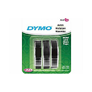 DYMO Embossing Label 3/8 Black 9.8,3 Rolls (1741670)
