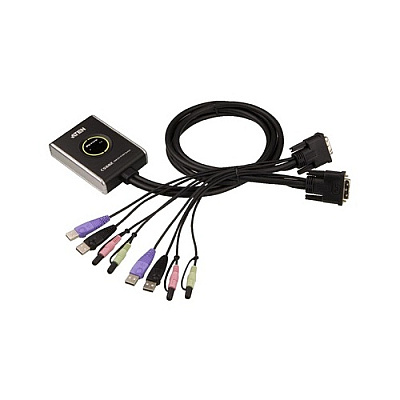 Aten 2 Port Dvi-d Cable Kvm (CS682)