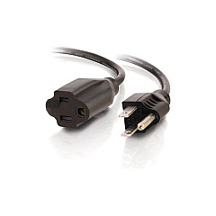 C2G 25ft Outlet Saver Power Ext Cord (53410)