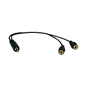 Tripp Lite 1ft Mini Stereo Y Splitter Adapter M/fx2 (P313001)