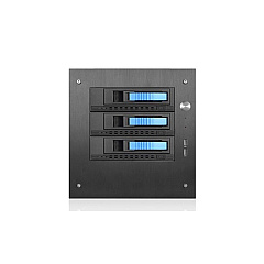 Istarusa 3x3.5in Hotswap Mini-itx Tower (S353M1BK)