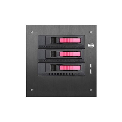 Istarusa 3x3.5in Hotswap Mini-itx Tower (S353M1RD)