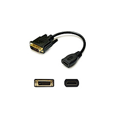 Add-On Addon 5pk 8in Dvi To Hdmi 1.3 Adapter (DVID2HDMI5PK)