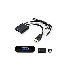 Add-On Addon Hdmi 1.3 To Vga M/f Black Adapter (HDMI2VGAA)