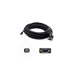 Add-On Addon 6.0ft Mdp To Vga M/m Black Adapter (MDISPORT2VGAMM6B)