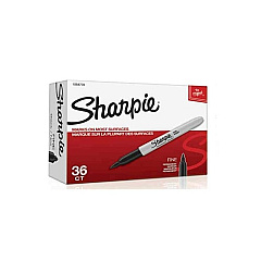 DYMO Sharpie 36ct Fine Black Box (1884739)