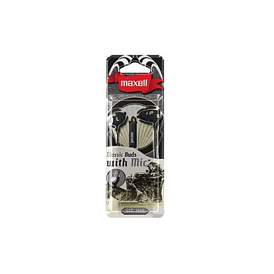 Maxell Classic Earbud Black (196131)