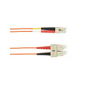 Black Box Om1 62.5/125 Multimode Fiber Optic Patch Cable - Lszh, Sc To Lc, Orange, 2-m (6.5-ft.), Gsa, Taa (FOLZH6202MSCLCOR)
