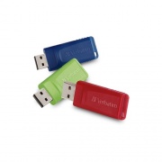 Verbatim Americas 16gb Store N Go Usb Flash Drive - 3pk - Red, Green, Blue (99122)
