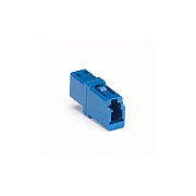 Black Box Fiber Optic Coupling - Multimode, Simplex, Bronze Sleeve, Rectangular, Lc-lc, Blue, Gsa, Taa (FOT127)