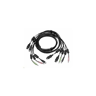 Vertiv Cable, 2-displayport/1-usb/2-audio, 6ft (CBL0124)