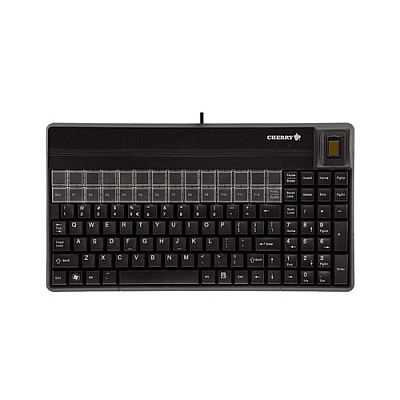 CHERRY Spos Black 14 Usb 117 Keys Biometric Ip (G8662430EUADAA)