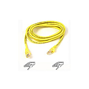 Belkin Cat6 Patch Cable Rj45m/rj45m 1ft Yellow (A3L98001YLWS)