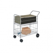 Fellowes Worcester Mail Cart-chrome (40912)