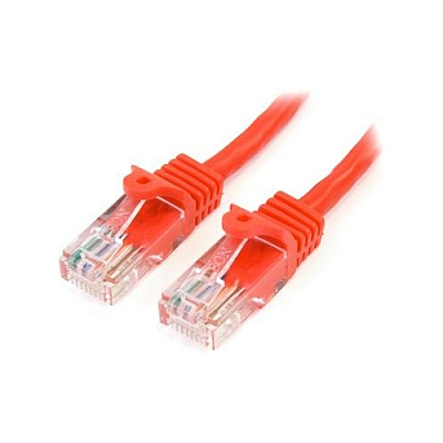 StarTech 25ft Red Snagless Cat5e Utp Patch Cable (45PATCH25RD)