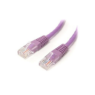 StarTech 6ft Purple Molded Cat5e Utp Patch Cable (M45PATCH6PL)