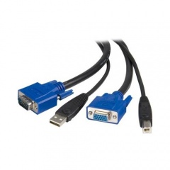 Startech.Com 15 Ft 2-in-1 Universal Usb Kvm Cable (SVUSB2N1_15)