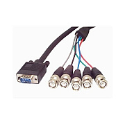 StarTech 6 Ft Hd15 Vga To 5 Bnc Monitor Cable (VGABNC5)