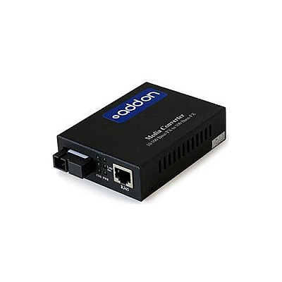 Add-On Addon 100mbs 1 Rj-45 To 1 Sc Media Conv (ADDFMCPFXSC)
