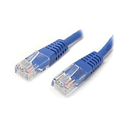 StarTech 2 Ft Blue Molded Cat5e Utp Patch Cable (M45PATCH2BL)