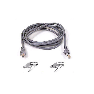Belkin Cat6 Patch Cable Rj45m/rj45m 30ft Gray (A3L98030S)