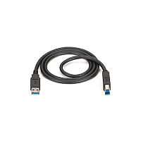Black Box Usb 3.0 Cable - Type A Male To Type B Male, Black, 6-ft. (1.8-m) (USB300006MM)