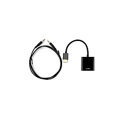 Rocstor Hdmi To Vga + 3.5mm Audio Adapter, Hdm (Y10A187B1)
